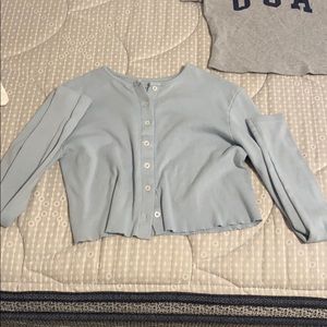Brandy Melville long sleeve button top